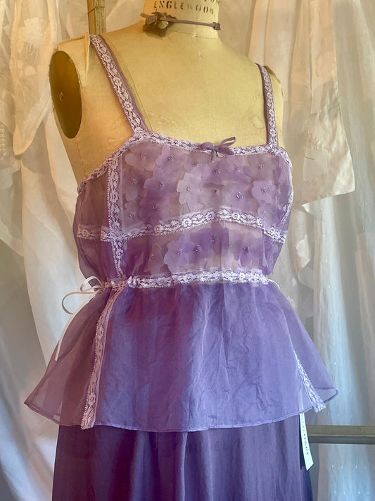 Lilla Peplum Camisole