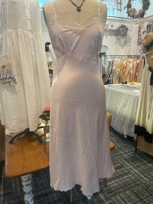 Vintage 1950s Slip: Soft Blush