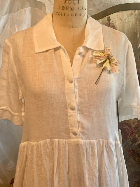 Simple Linen Day Dress