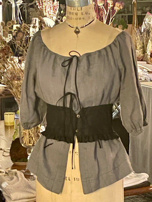 Convertible Peplum Waist Belt or Collar