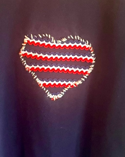 Little Boy Tee with Embroidered Hearts