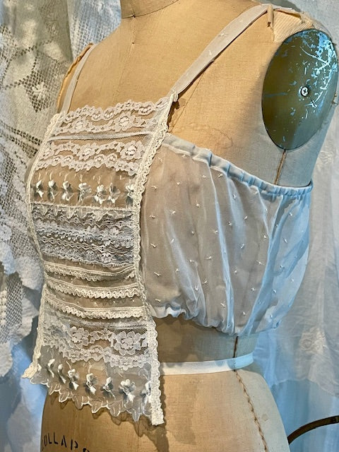 BOHO CHIC CAMI WITH LACE PANEL