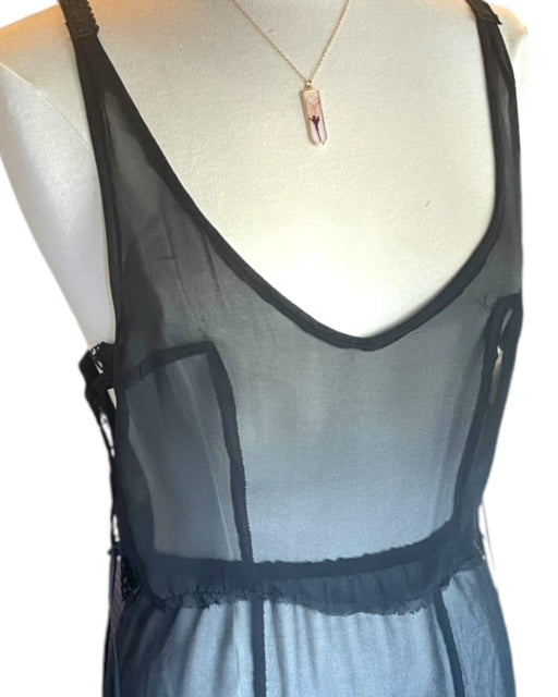 Lace-up Tank Top - Silk