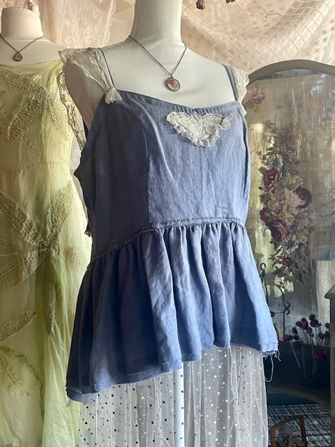 Linen and Lace Boho Camisole