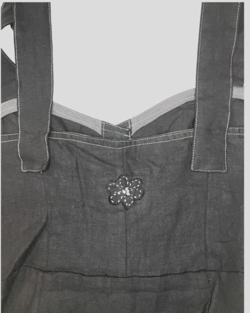 Peplum Waistcoat/Vest - Best Seller in Black Linen for your go to top all year long!