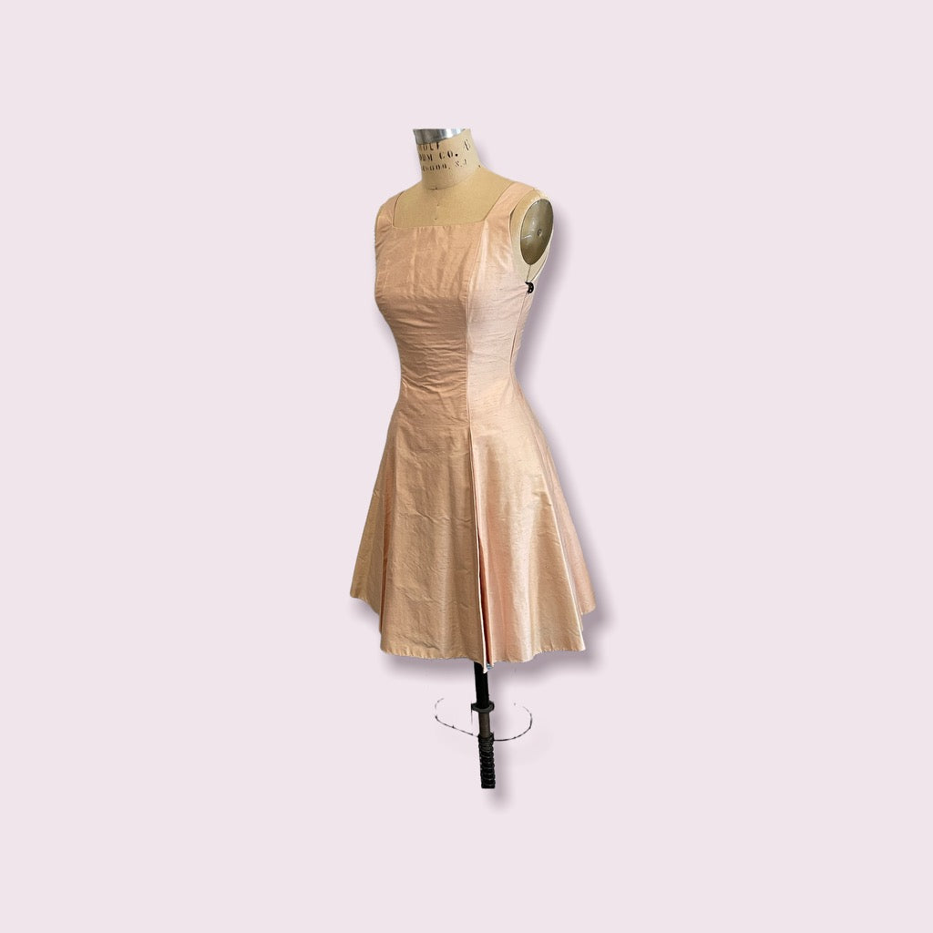 Sarah Dress - One of a Kind Raw Silk - Size 4