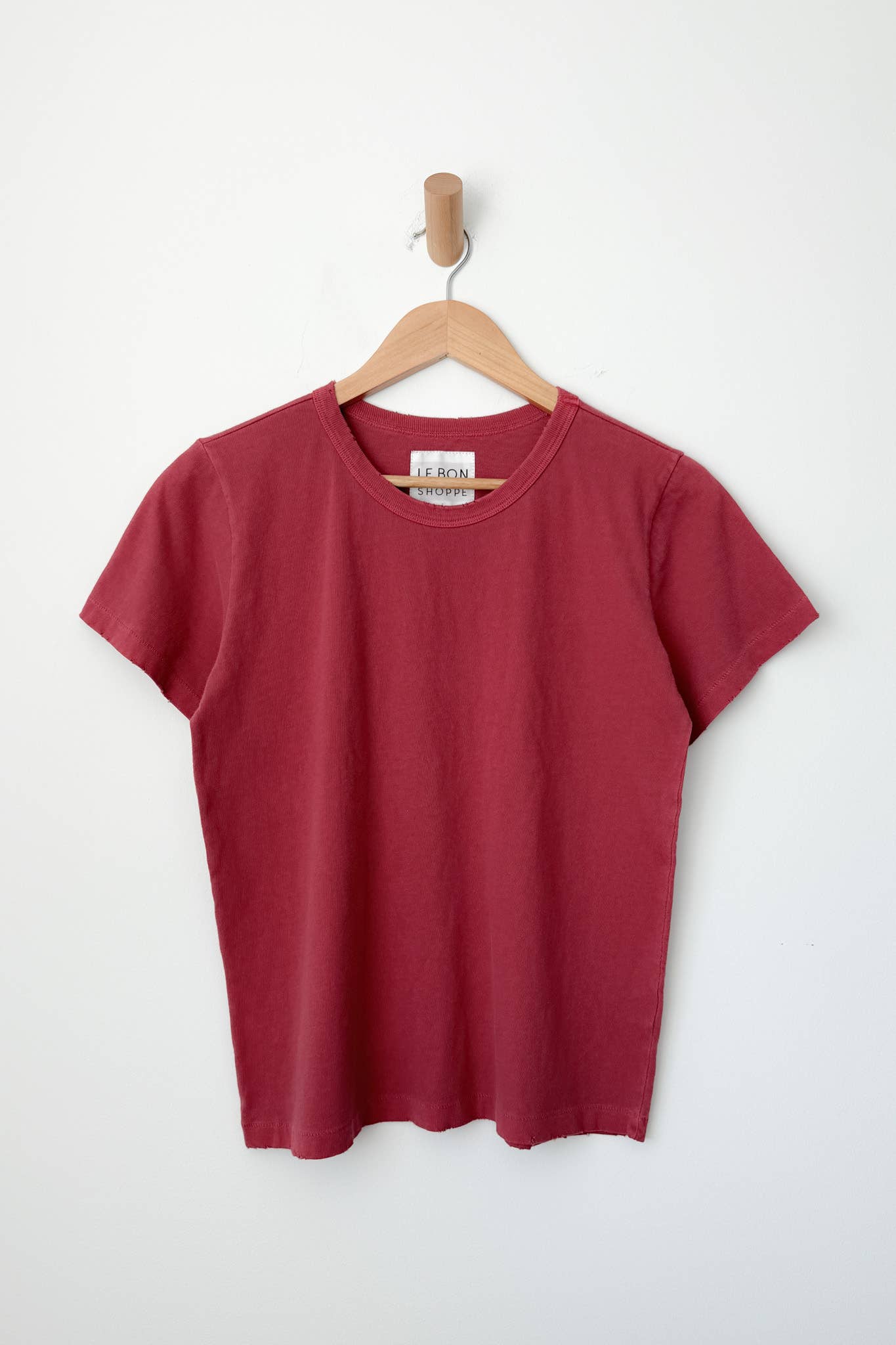 Organic Cotton Vintage Boy Tee- Crayon Red