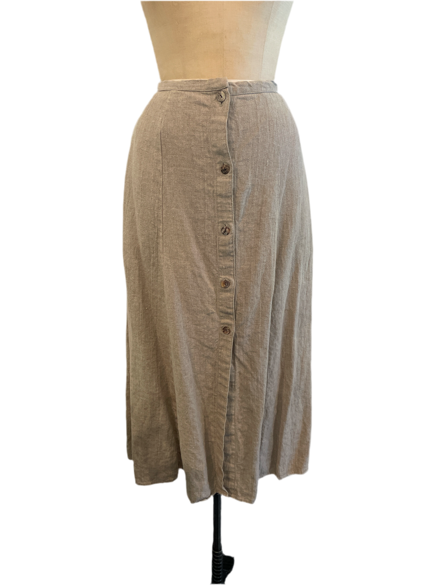 Front Button Prairie Skirt