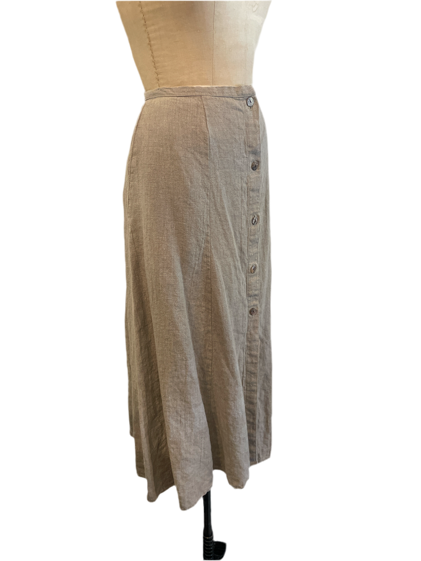 Front Button Prairie Skirt