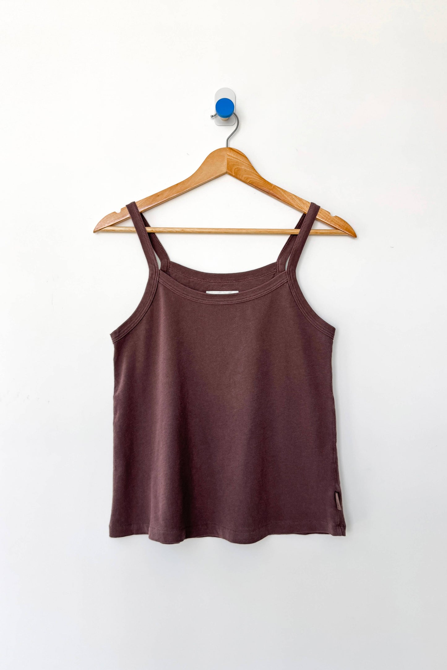 Organic Cotton Dana Cami: Coffee