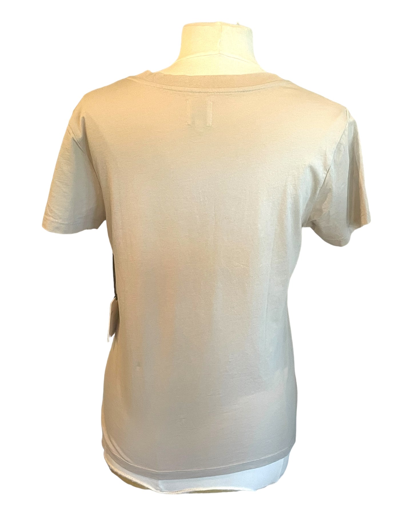 Love Pre-shrunk Cotton Tee in Beige