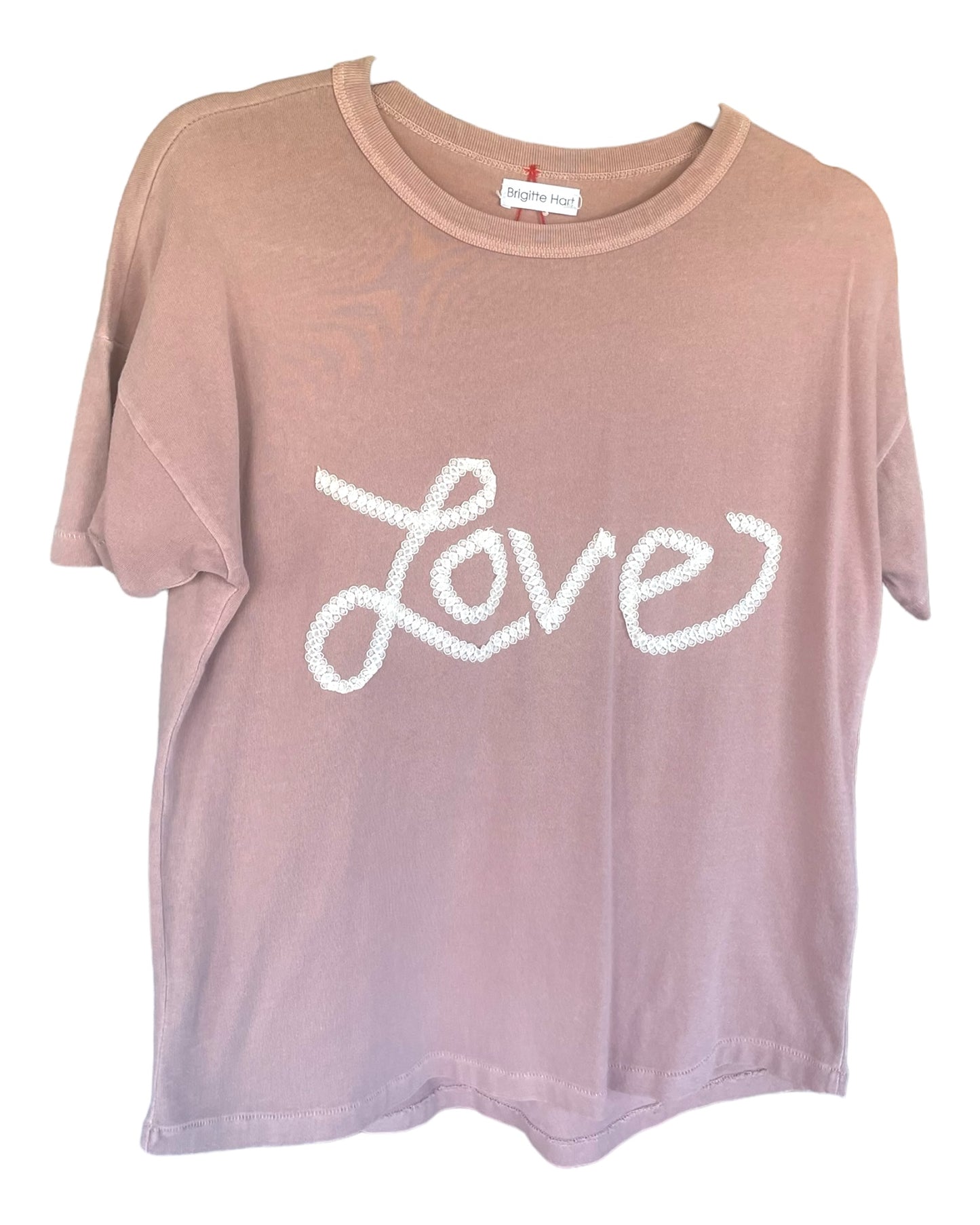 Love Girlfriend Tee in Muted Rose