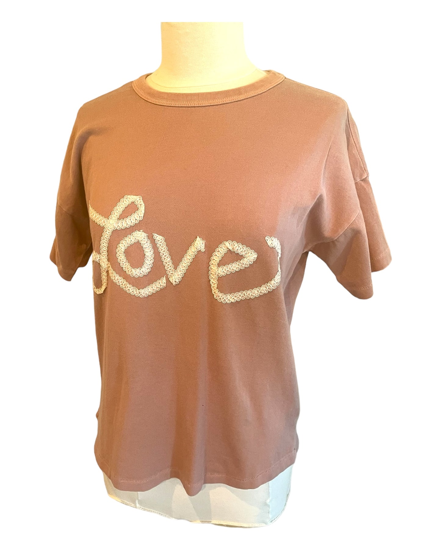 Love Girlfriend Tee in Muted Rose