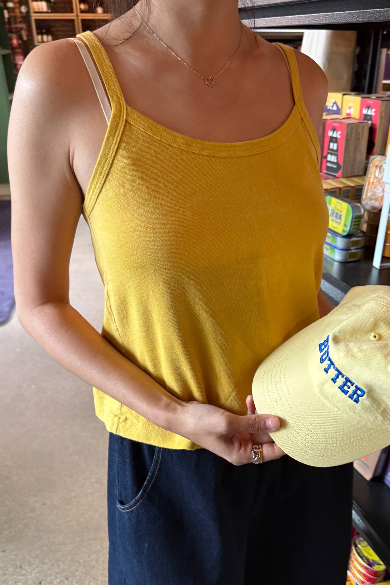 Organic Cotton Dana Cami - Marigold