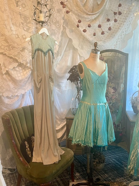 ANGIE - RAW SILK 1990S UPCYCLED OOAK