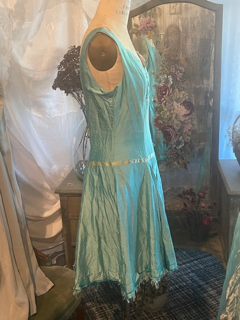 ANGIE - RAW SILK 1990S UPCYCLED OOAK