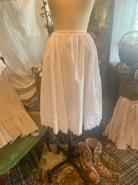 COTTON UNDERSKIRT