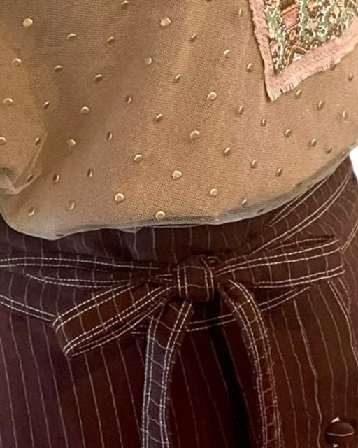 Cummerbund Tie Waist Belt - Sash