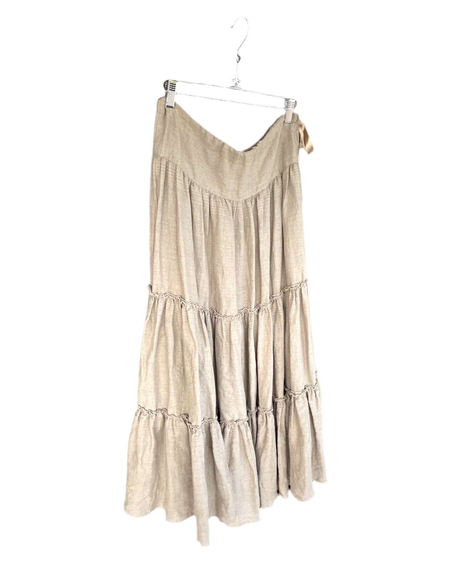 CLEMENTINE SKIRT - Oat Luxe Linen - Best Seller