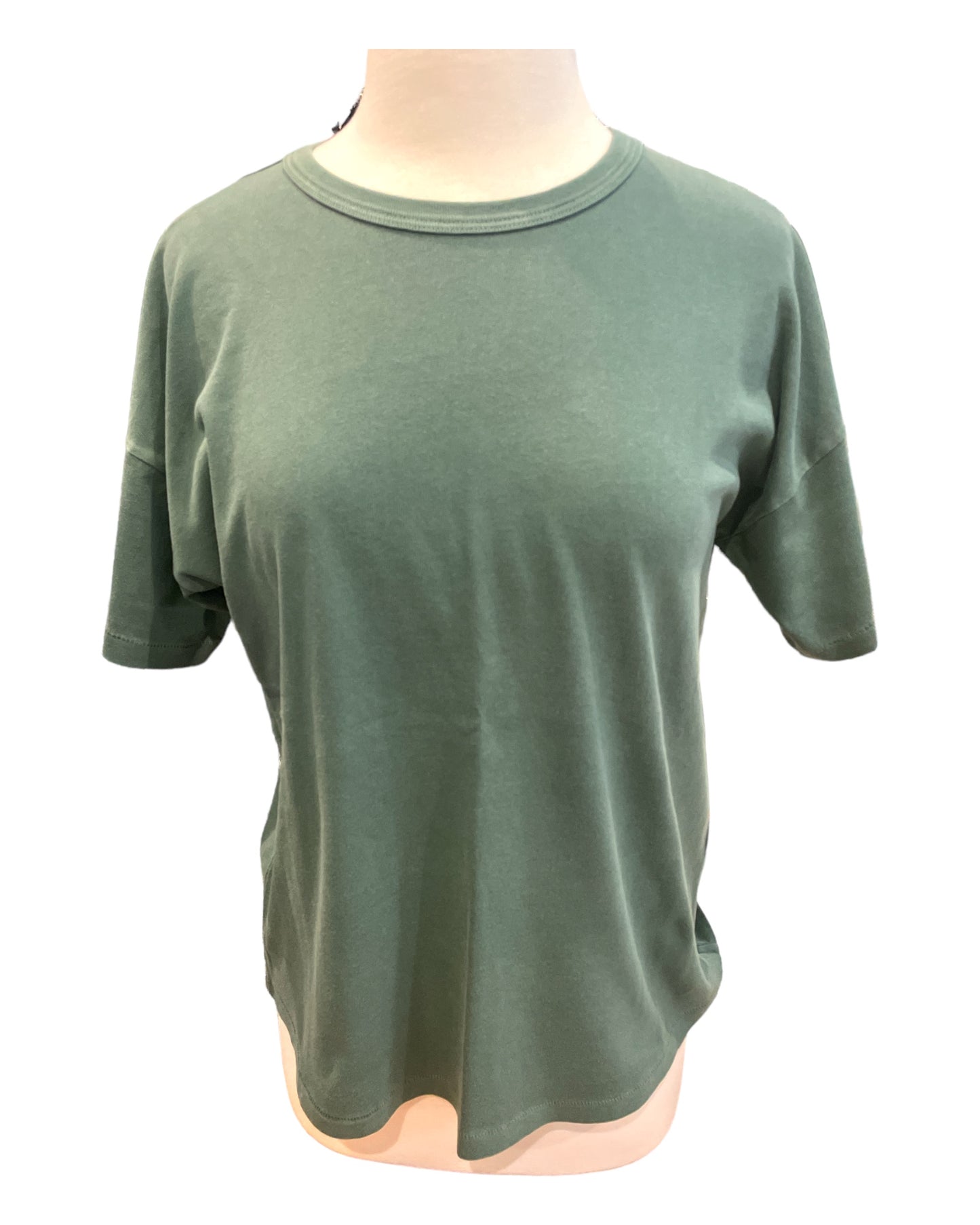 Girlfriend Tee Muted Moss Green - Last One!