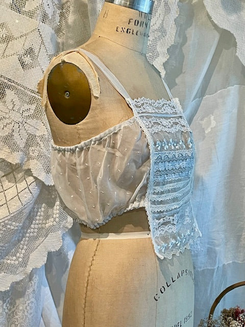 BOHO CHIC CAMI WITH LACE PANEL