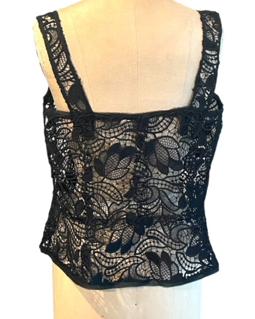 Lacey Peplum Corset Top