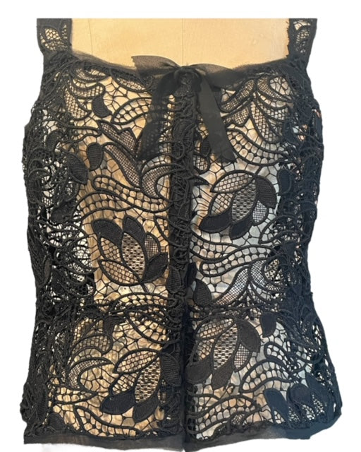 Lacey Peplum Corset Top