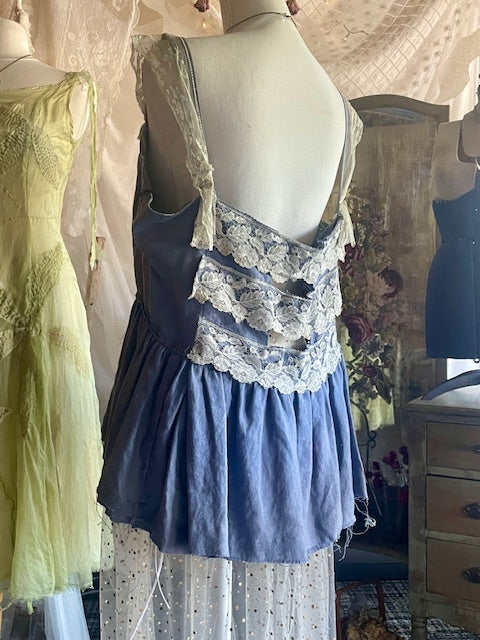 Linen and Lace Boho Camisole
