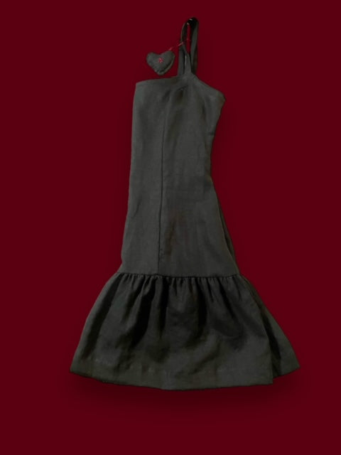 Short Slip Dress - Black