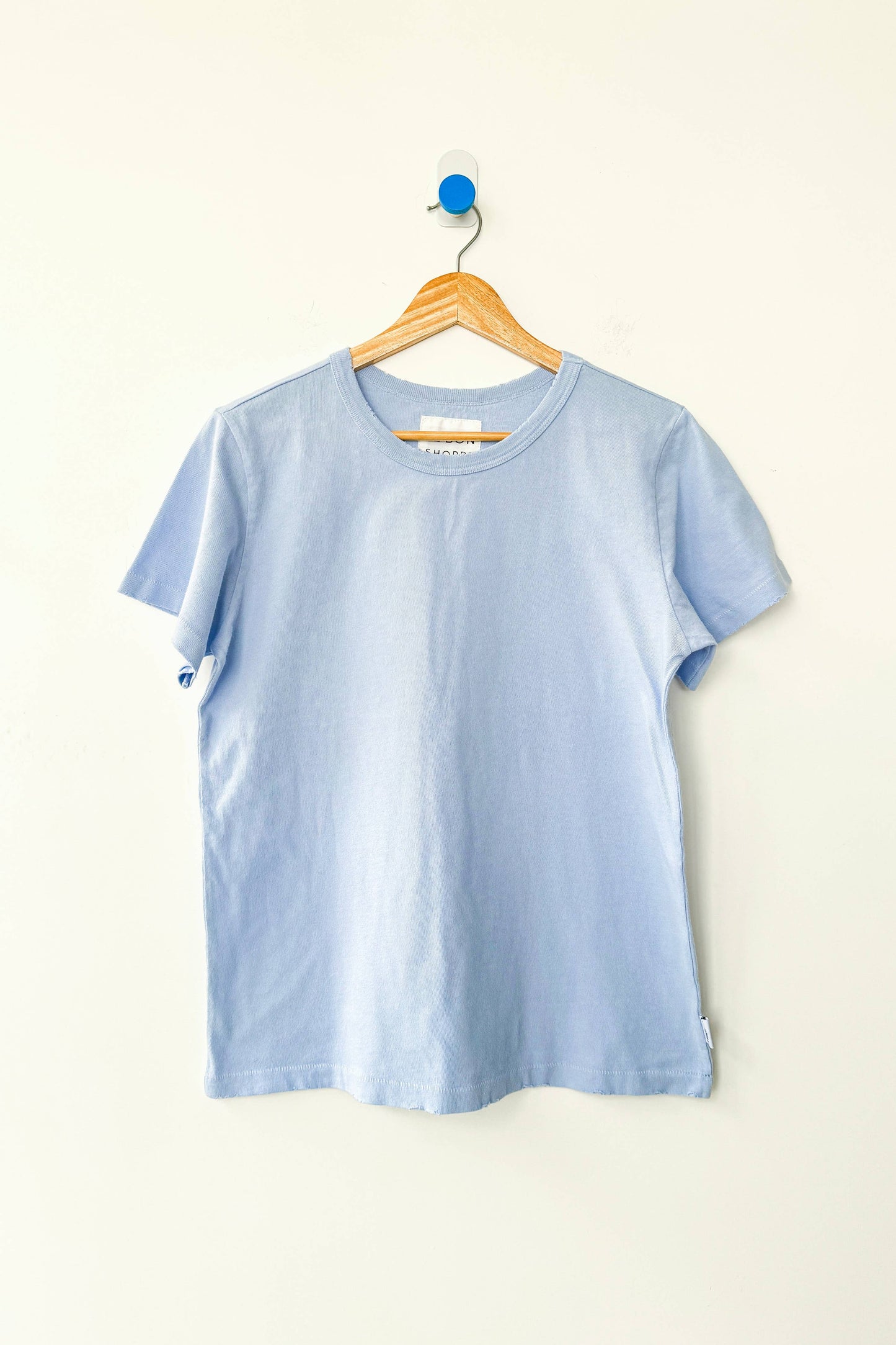 Organic Vintage Boy Tee: Serenity / Pale Blue