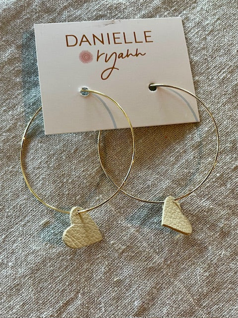 Heart Hoop Earrings