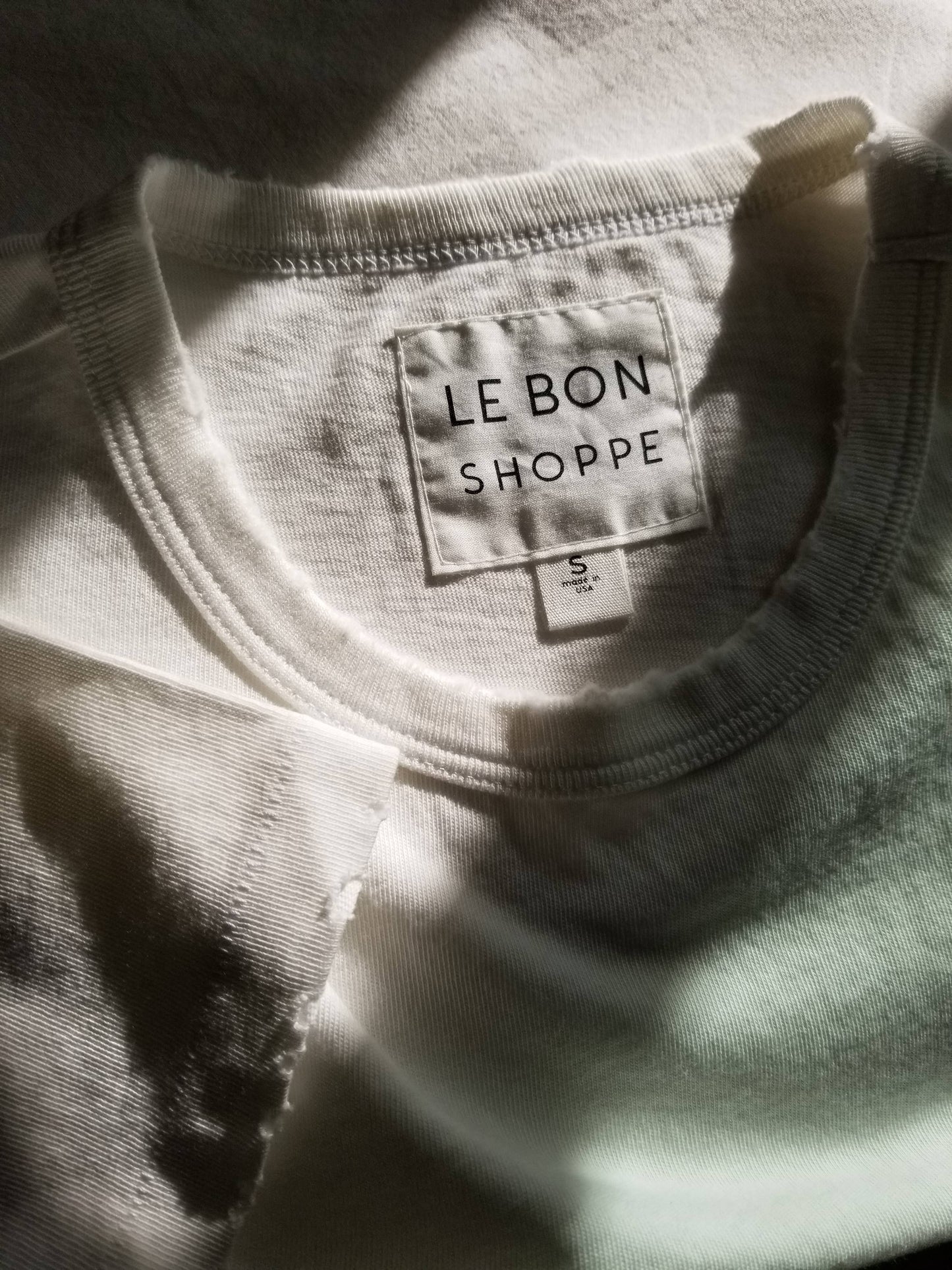 Organic Cotton Vintage Boy Tee White