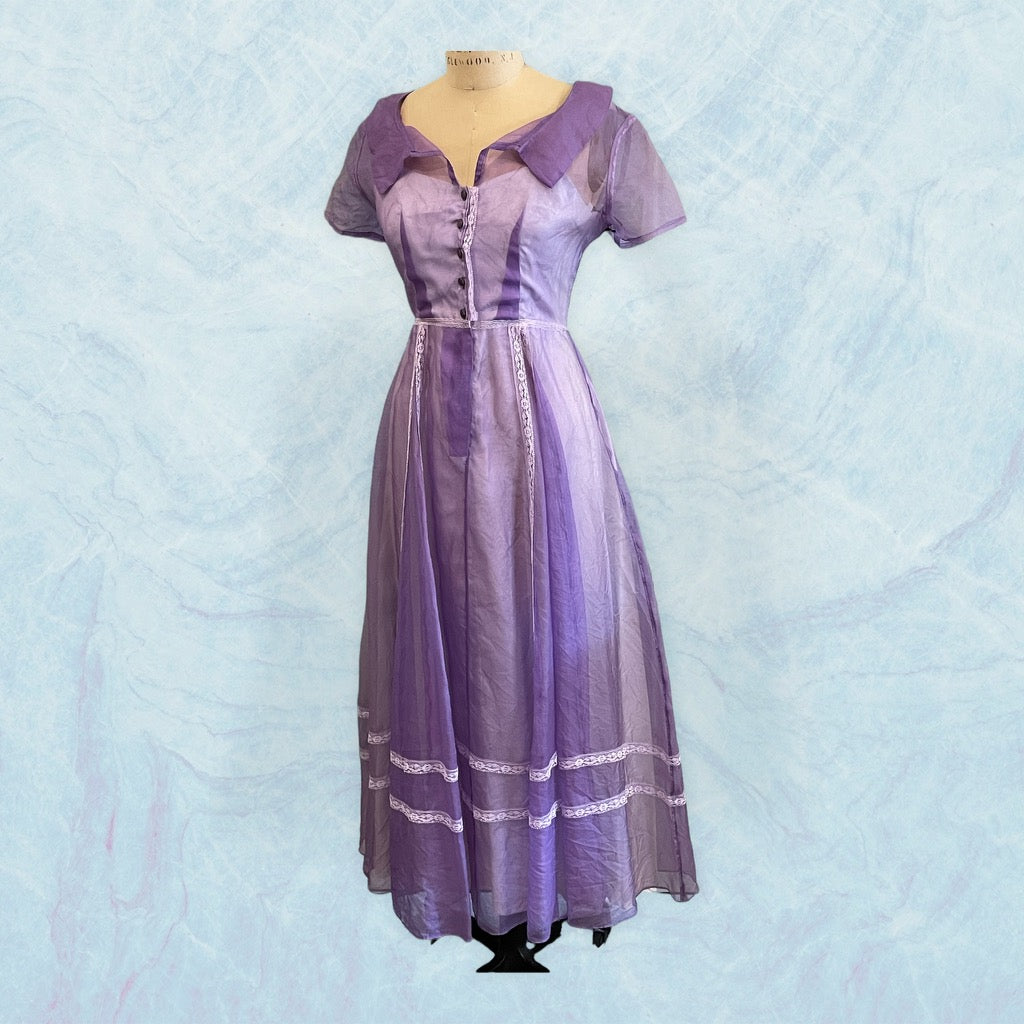 Mary Dress - Silk Organza, size 4, One of a Kind