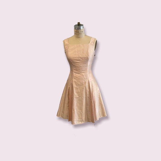 Sarah Dress - Silk Shantung, Size 4, Last one in this color