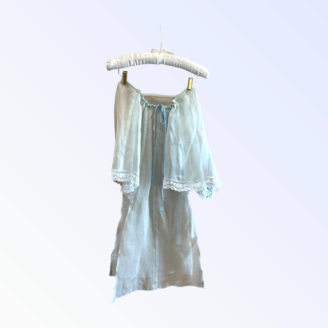 Pintuck Paneled Pinafore Skirt