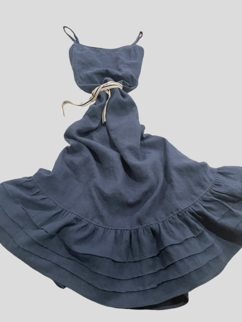 Maxi Linen Slip Dress