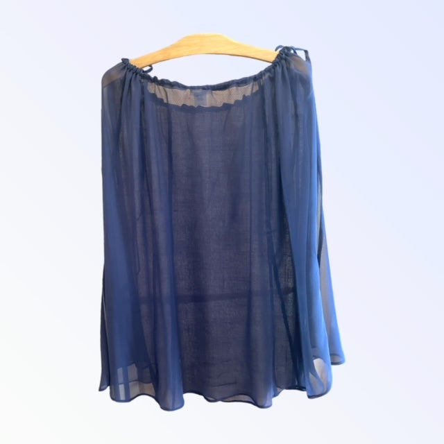 Tie Waist Overskirt - Indigo - BEST SELLER - Back in stock