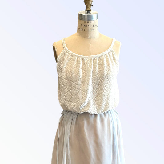 Velvet Cropped Camisole - White -*Limited Edition*